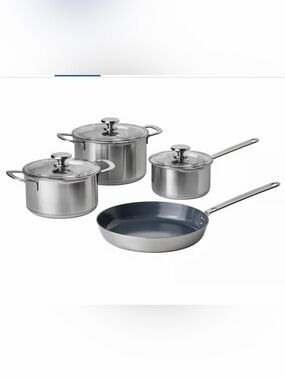 Brand New IKEA HEMKOMST 7-Piece Cookware Set.